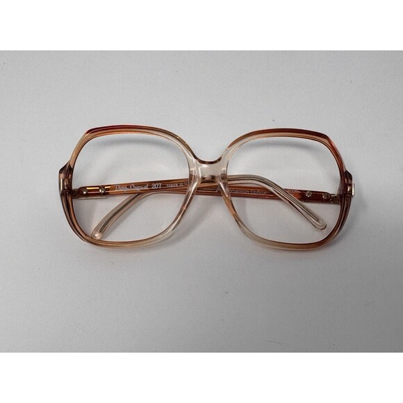 Vintage American Optical AO207 Eyeglass Frames Only 50-17-130 Amber USA main image 9